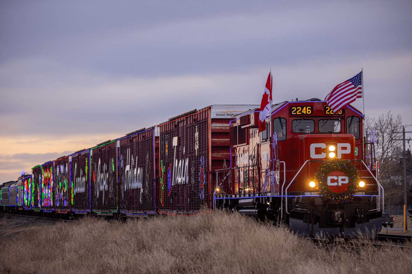 Canadian Pacific Holiday Train 2024 in Canada & the US