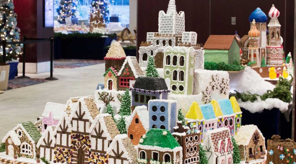 Gingerbread Lane at Hyatt Regency Vancouver