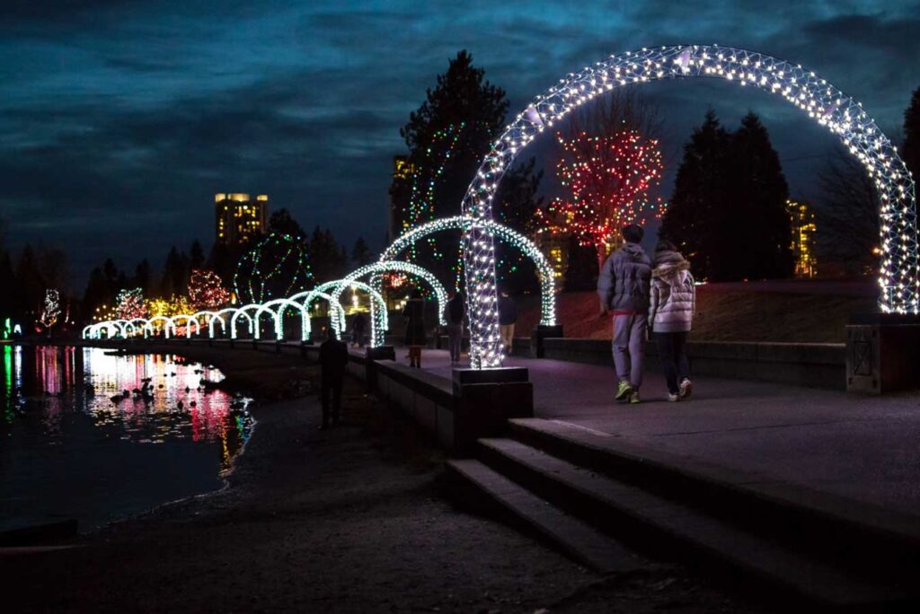 Lights at Lafarge in Coquitlam - Vancouver Christmas