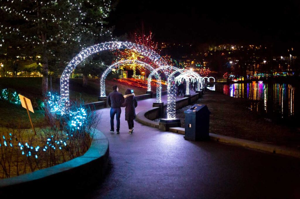 Lights at Lafarge in Coquitlam - Vancouver Christmas