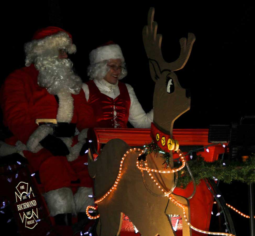 Staveston Santa Claus Parade in Richmond