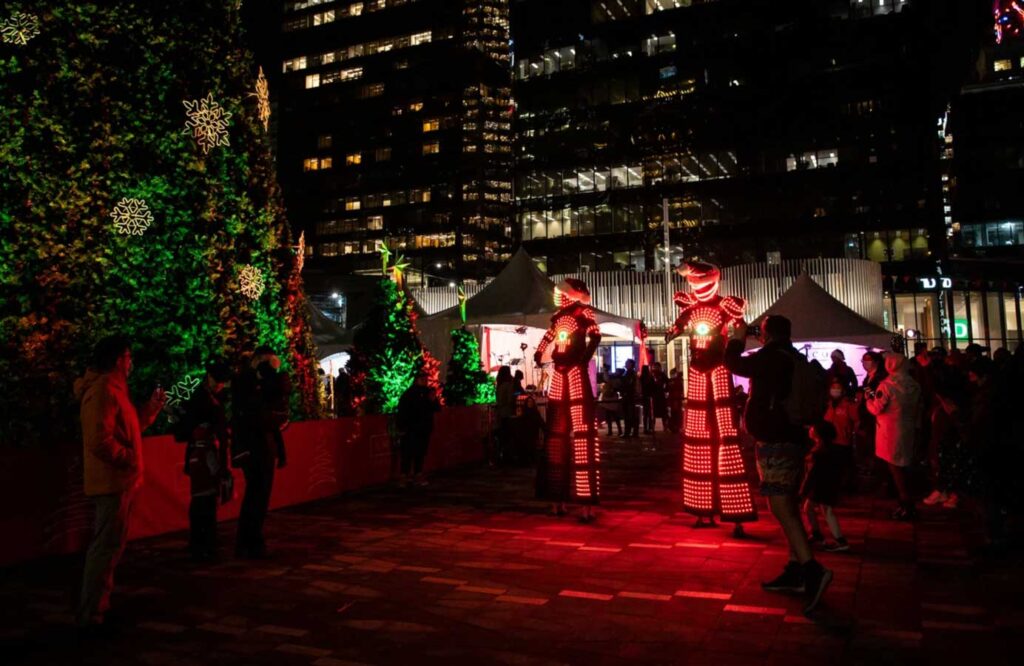 Vancouver Christmas Tree Lighting Celebration at Vancouver Art Gallery