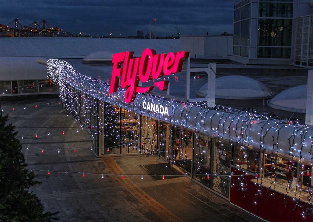 Soar with Santa at FlyOver canada in Vancouver - Vancouver Christmas