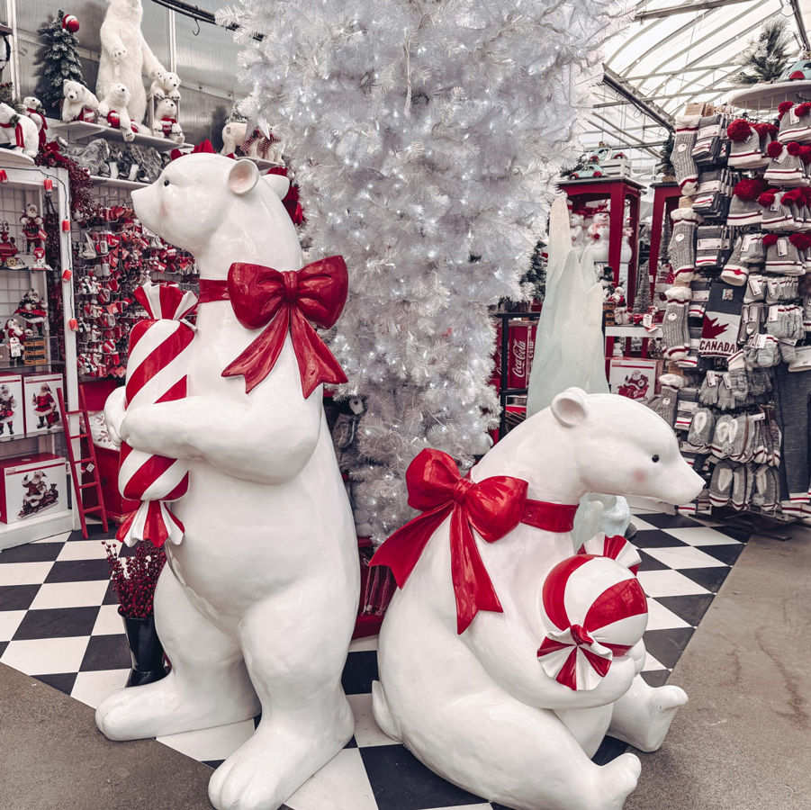 The Christmas Store at Potters Garden Centre in Surrey, BC