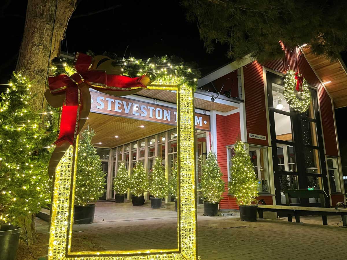 Winter Tram 2024 at Steveston Tram in Richmond, BC