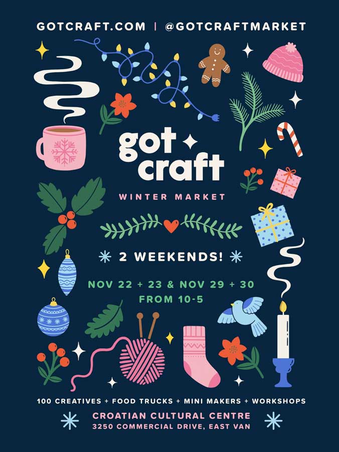 Got Craft Holiday Market 2025 in Vancouver - Vancouver Christmas